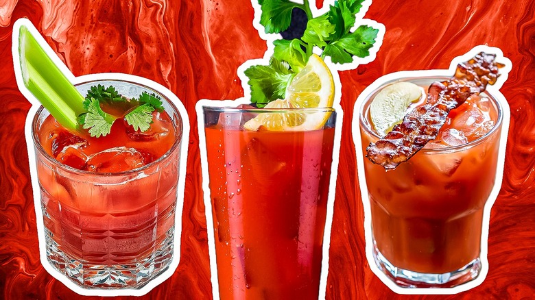 various bloody marys