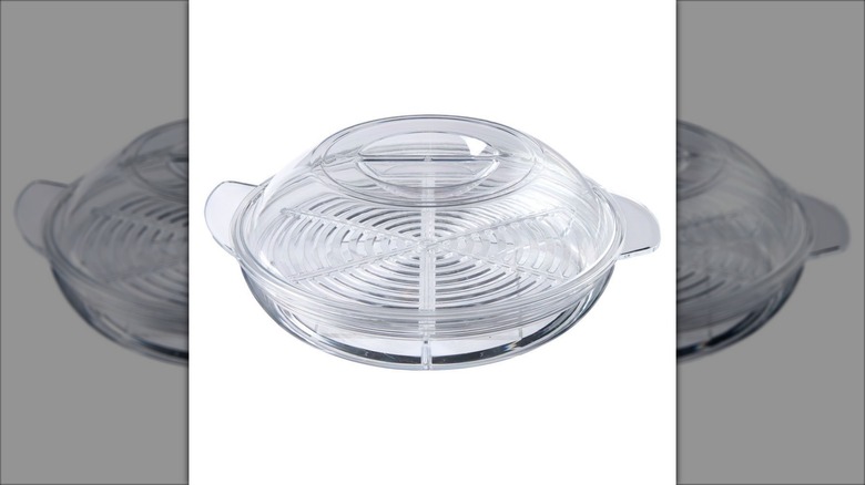 Product image of the Crofton large food storage chiller tray against white background.