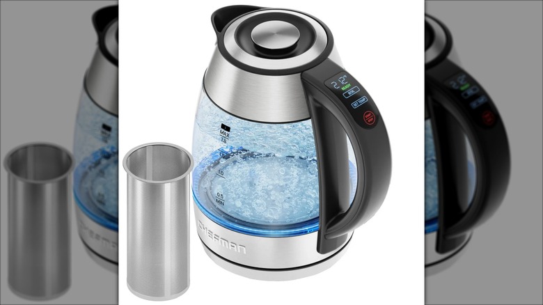 Product image of the Chefman custom-temp 1.8-liter electric kettle