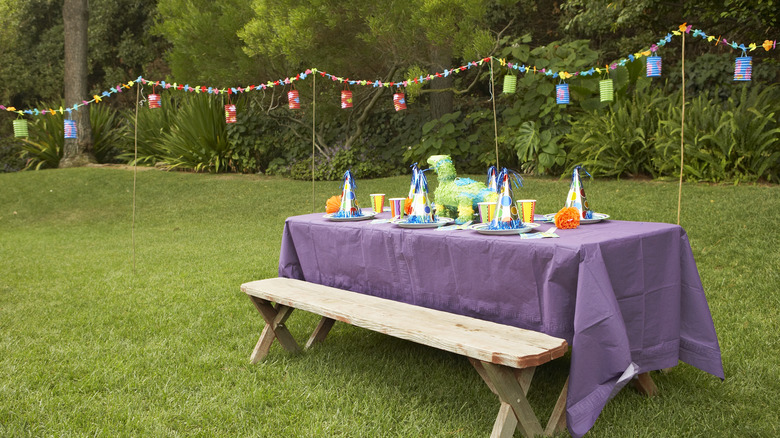 picnic table outside