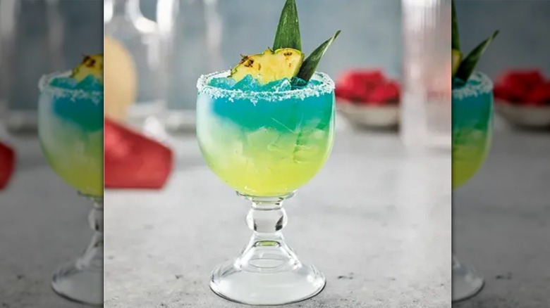 Red Robin's Ocean Blue Patron Margarita