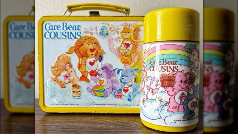 Vintage Care Bear Cousins lunchbox from the 1980s