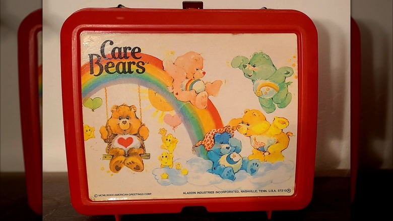 Vintage Care Bears lunchbox from the 1980s