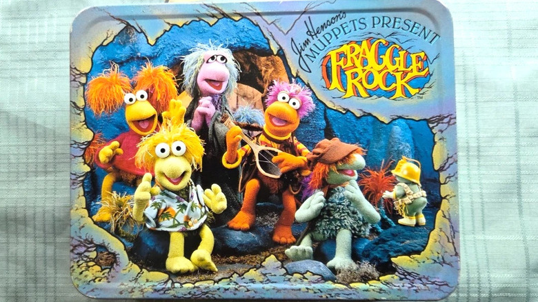 Vintage metal Fraggle Rock lunchbox from the 1980s
