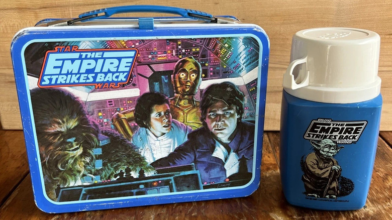 Vintage The Empire Strikes Back lunchbox and thermos