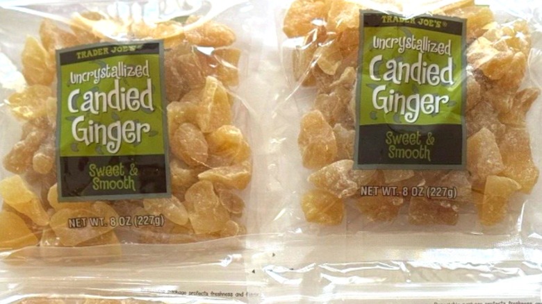 Two packages of Trader Joe's Sweetened Dried Fruit