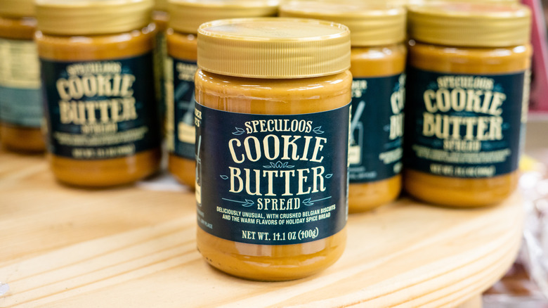 Jars of Trader Joe's Speculoos Cookie Butter