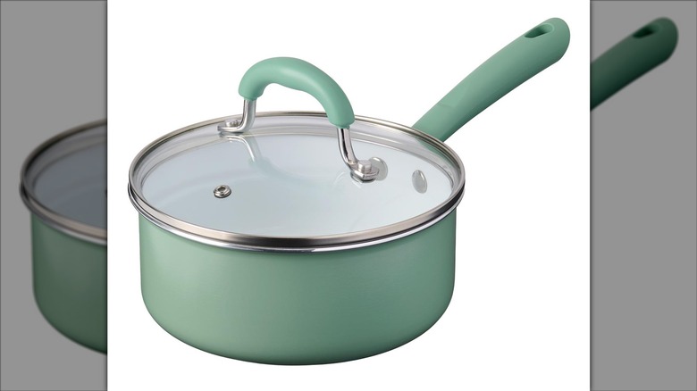 Crofton Coastal Sauté Pan against white background.