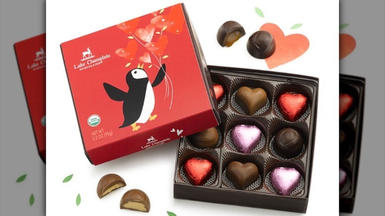 Hearts Aflutter box on white background