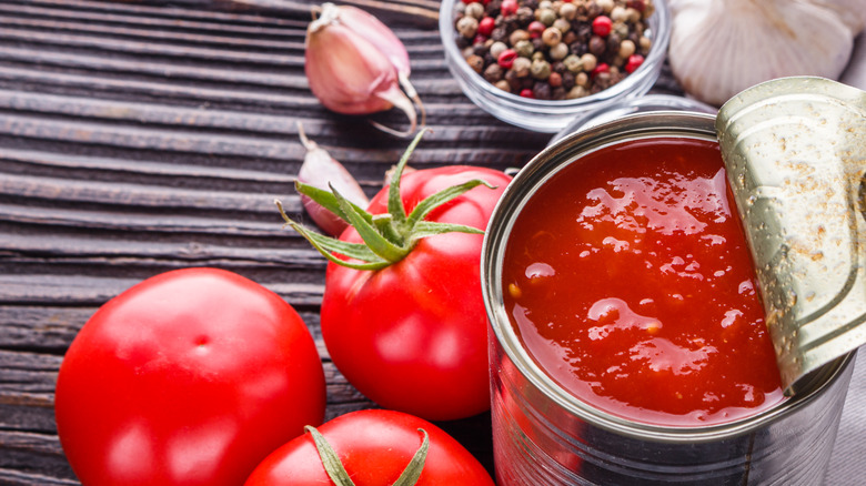 Canned tomatoes