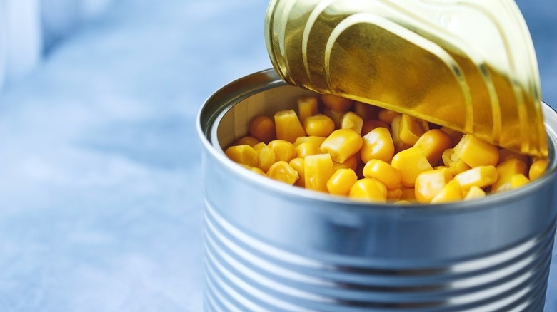 Canned sweet corn