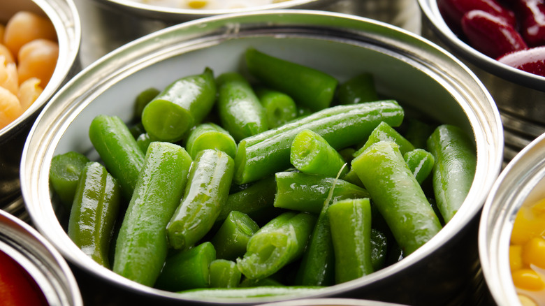 canned green beans