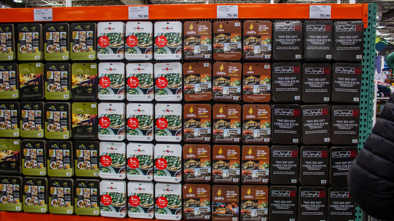 Costco gift card wall