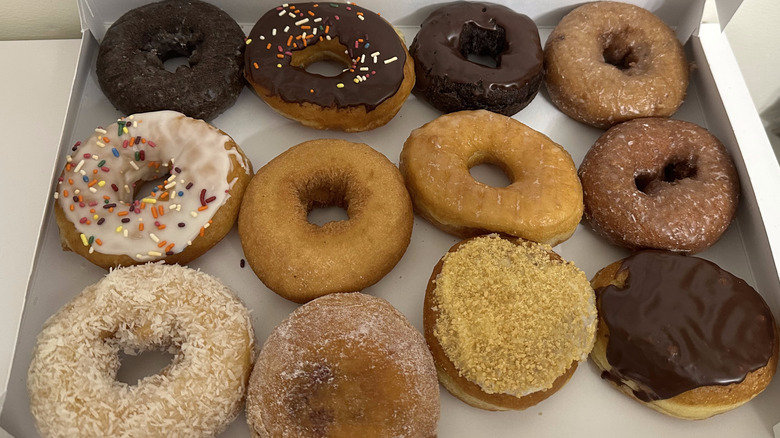 a dozen dunkin donuts