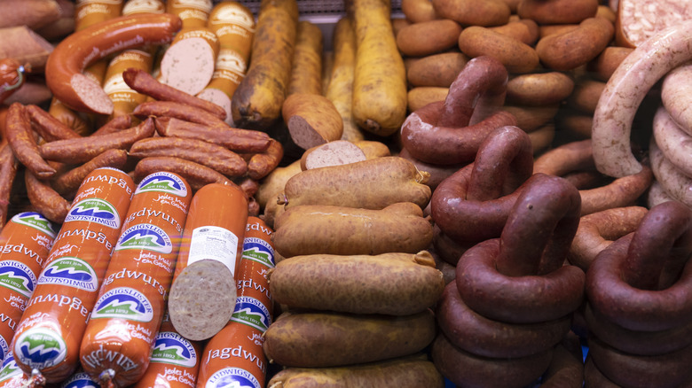 various types of sausage