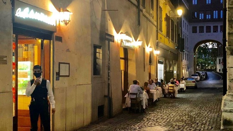 Outside of La Campana