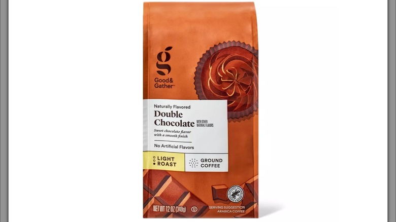 Good & Gather double chocolate blend on white background