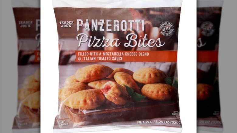 Pizza bites on white background