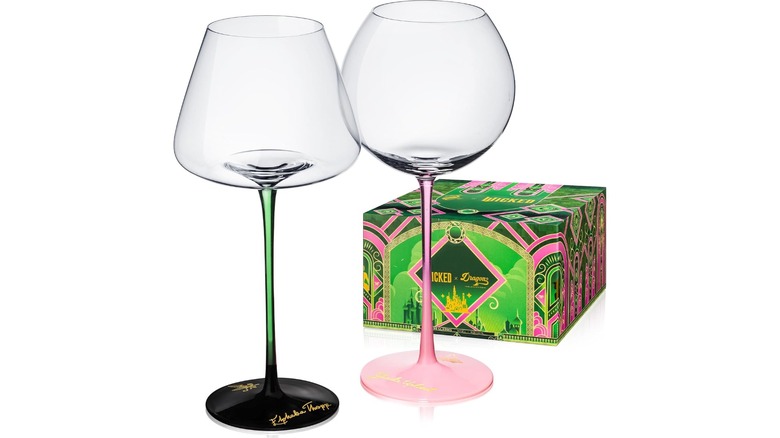 Product image of the Dragon Glassware x Wicked Wine Glasses