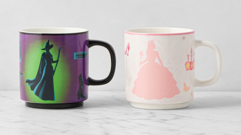 Product image of the Wicked x Williams Sonoma Elphaba & Glinda Mugs