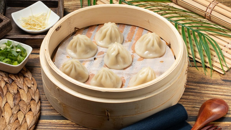 xiao long bao in basket