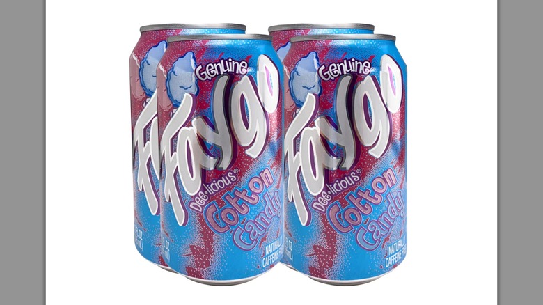 Faygo Cotton Candy Soda on a white background