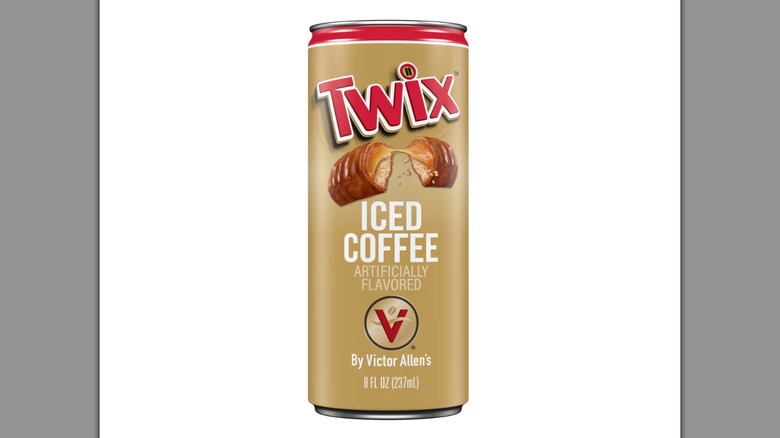 Victor Allen's Twix Iced Latte on a white background