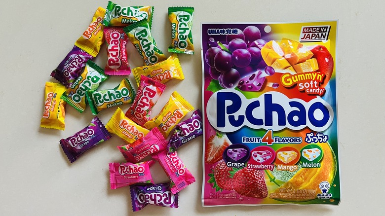 mango melon strawberry grape candy