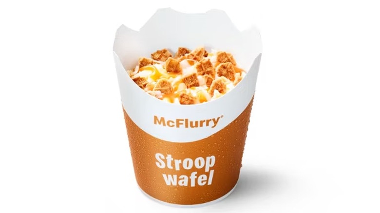 A McFlurry with stroopwafel