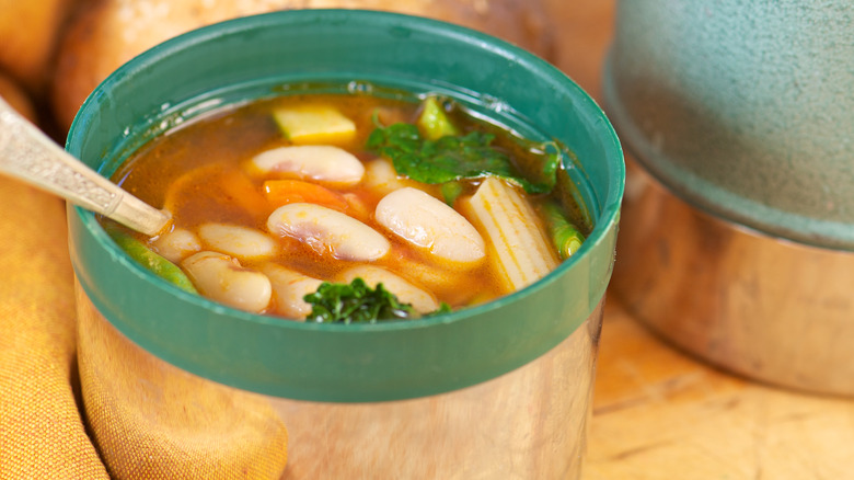 thermos with soup