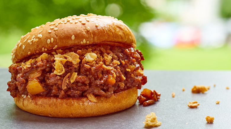 sloppy Joe sandwich