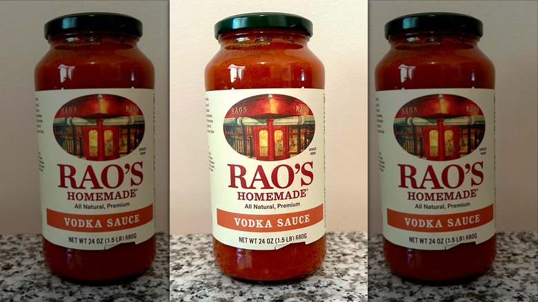 Rao's Vodka sauce jar
