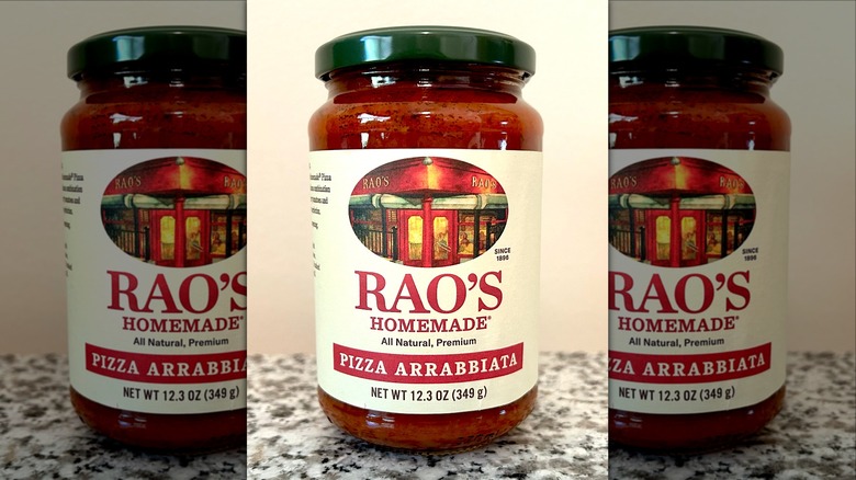 Rao's Pizza Arrabbiata jar