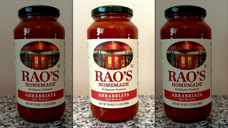 Rao's Arrabbiata sauce jar