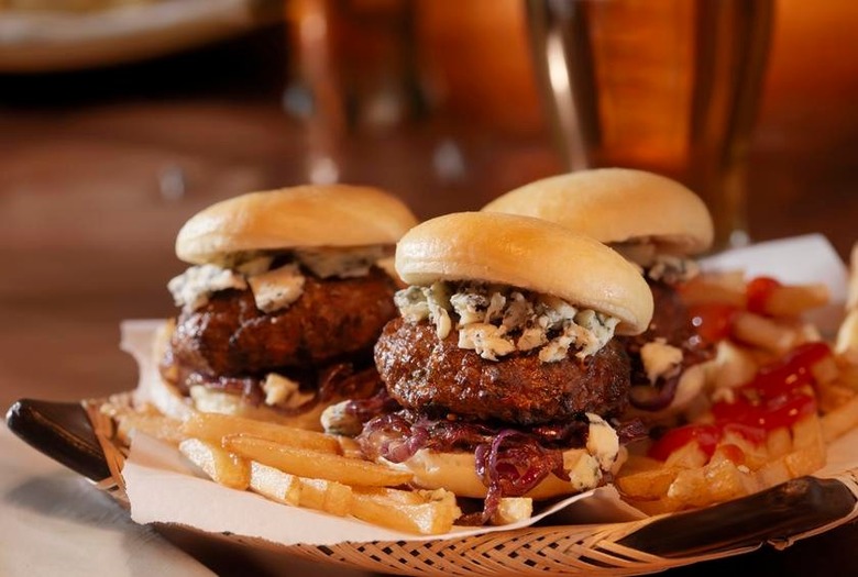 Bacon and Blue Cheese Sliders