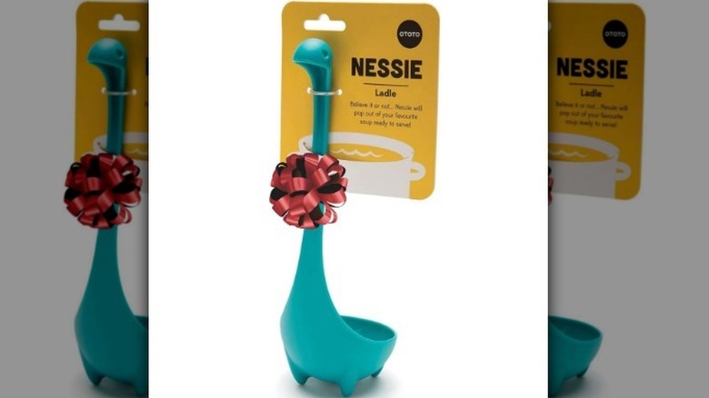 Nessie ladle on white background