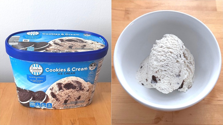 Sundae Shoppe's Cookies & Cream ice cream