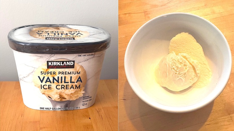 Kirkland vanilla ice cream