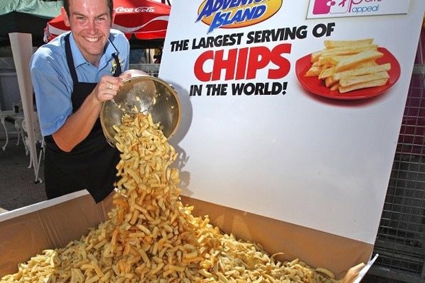 11) Largest Serving of Fries