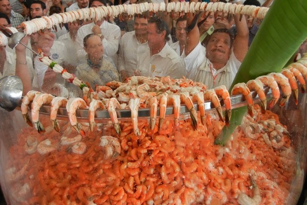 15) Largest Shrimp Cocktail