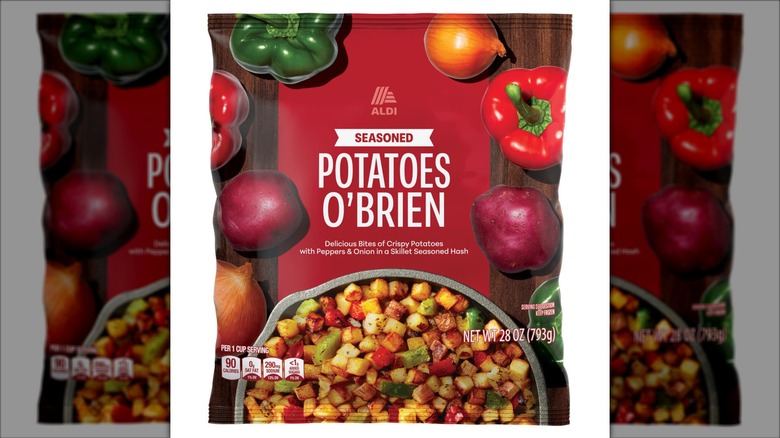 Product image of the ALDI seasoned potatoes O'Brien