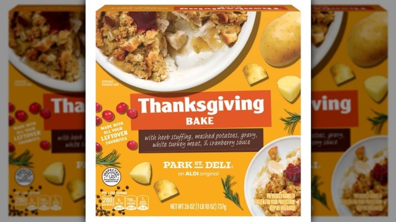 Thanksgiving bake on white background