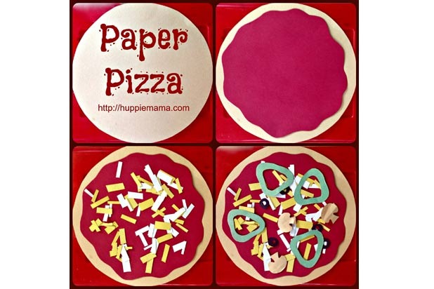 Paper Plate Pizza