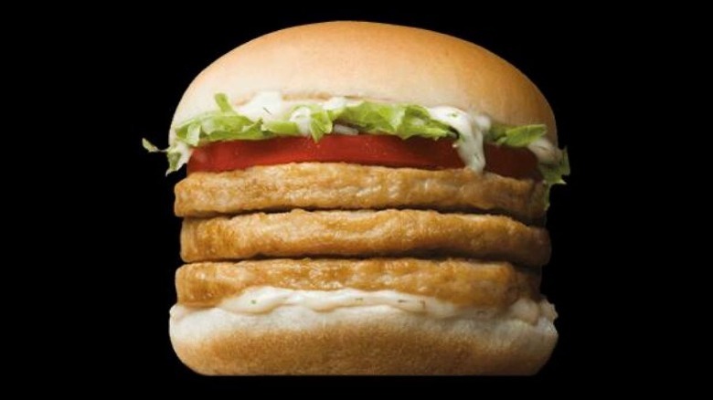McDonald's Triple chicken jalapeno burger