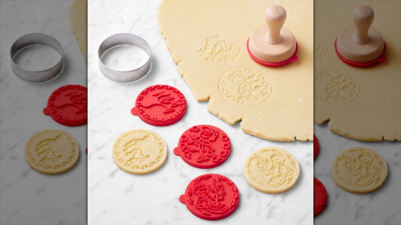 PEANUTS x Williams Sonoma Charlie Brown Christmas Silicone Cookie Stamps