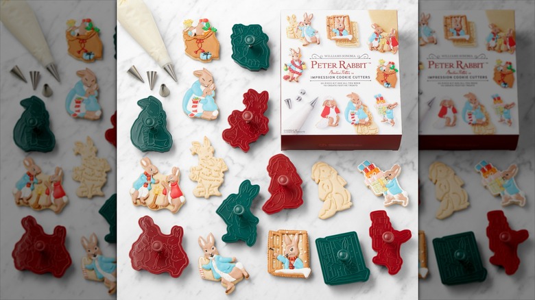 Peter Rabbit Christmas Impression Cookie Cutters