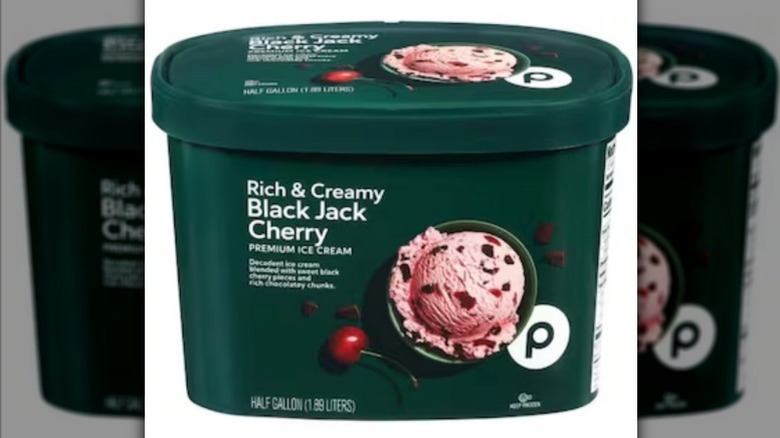 Black Jack Cherry on white background