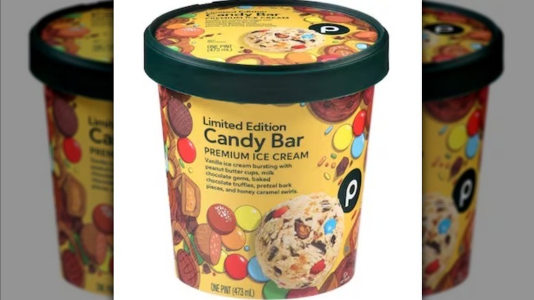 Candy Bar on white background