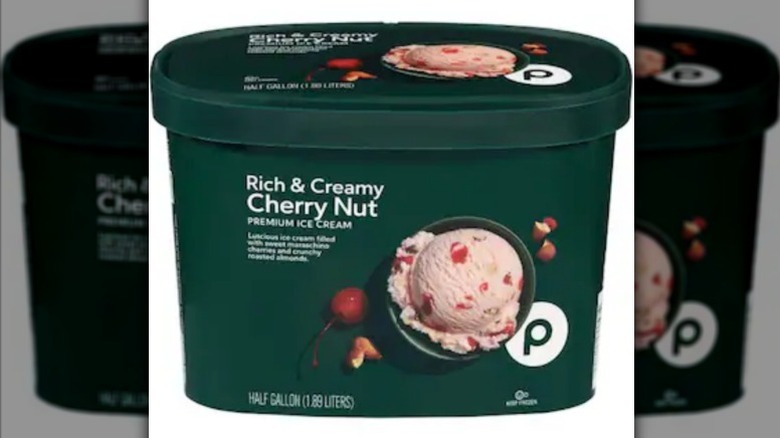 Cherry Nut on white background