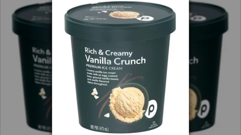 Vanilla Crunch on white background